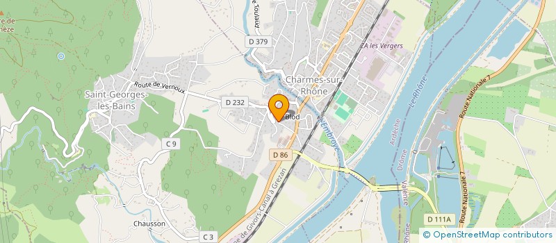 localisation de l'entreprise MONSIEUR JONATHAN FREITAS  SAINT-GEORGES-LES-BAINS