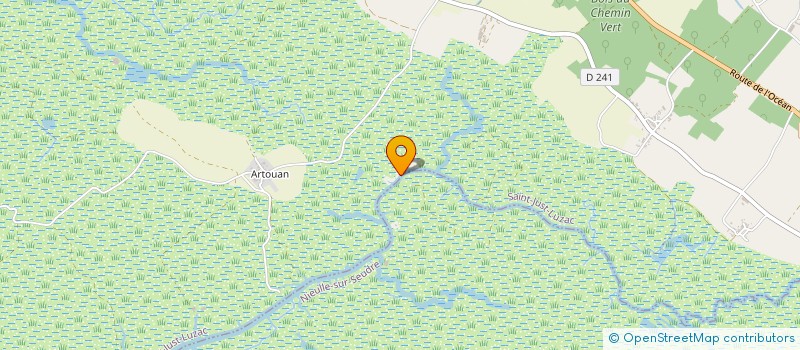 localisation de l'entreprise MONSIEUR JONATHAN FROMENTIN  SAINT-JUST-LUZAC