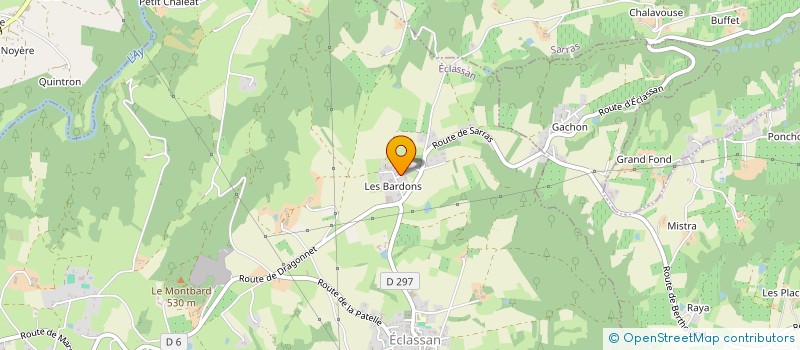 localisation de l'entreprise MONSIEUR JONATHAN FROMENTOUX  ECLASSAN