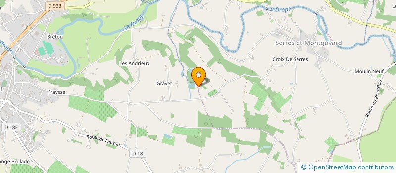 localisation de l'entreprise MONSIEUR JONATHAN FULLER  SERRES-ET-MONTGUYARD