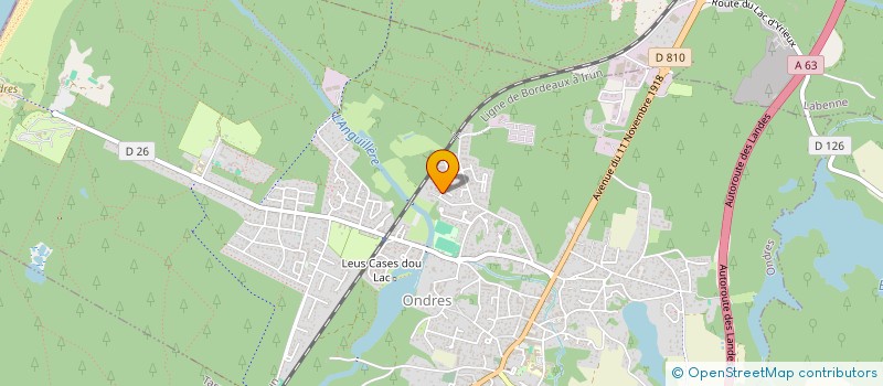 localisation de l'entreprise MONSIEUR JONATHAN FUMERON  ONDRES