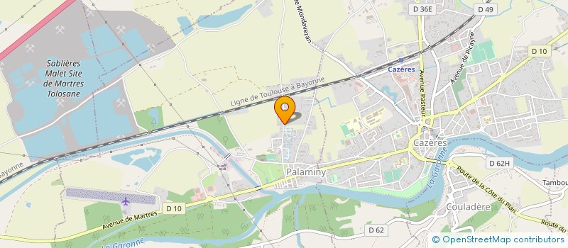 localisation de l'entreprise MONSIEUR JONATHAN GABARRE  PALAMINY