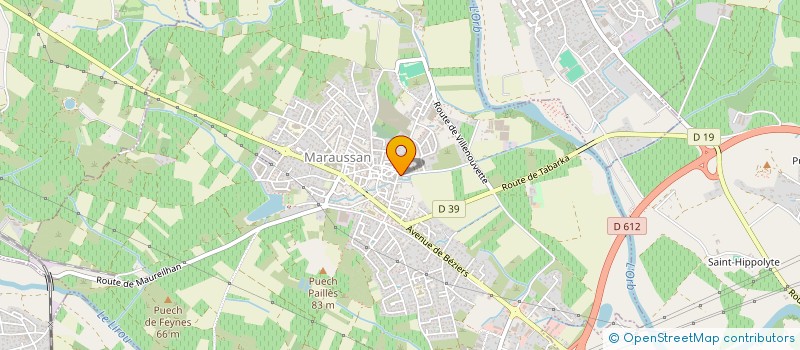 localisation de l'entreprise MONSIEUR JONATHAN GALABRU  CAZOULS-LES-BEZIERS