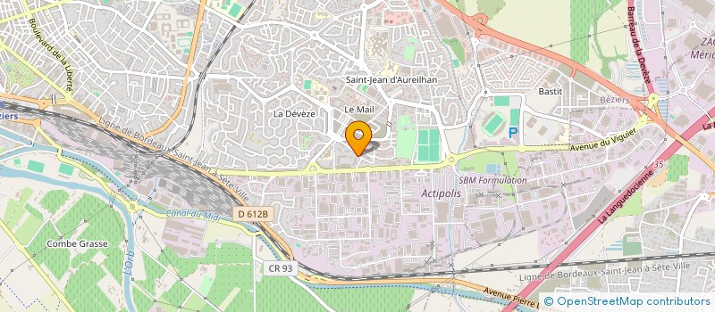 localisation de l'entreprise MONSIEUR JONATHAN GALLIER  BEZIERS