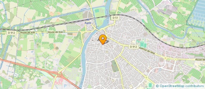 localisation de l'entreprise MONSIEUR JONATHAN GARCIA  AGDE