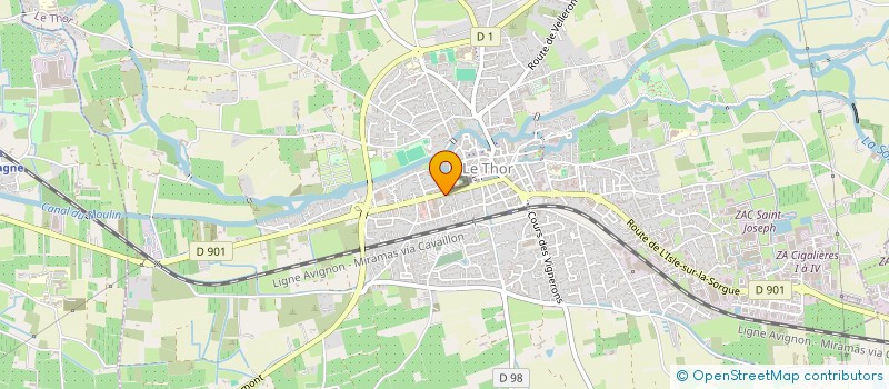 localisation de l'entreprise MONSIEUR JONATHAN GARCIA  LE THOR