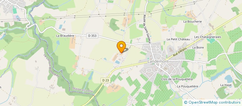 localisation de l'entreprise MONSIEUR JONATHAN GARNIER  OREE-D'ANJOU