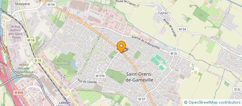 localisation de l'entreprise MONSIEUR JONATHAN GAU  SAINT-ORENS-DE-GAMEVILLE