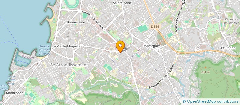 localisation de l'entreprise MONSIEUR JONATHAN GAUDIN  MARSEILLE