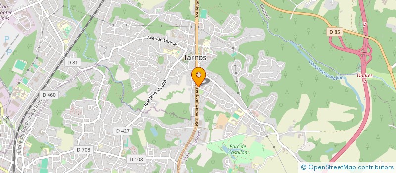 localisation de l'entreprise MONSIEUR JONATHAN GAYEL  TARNOS