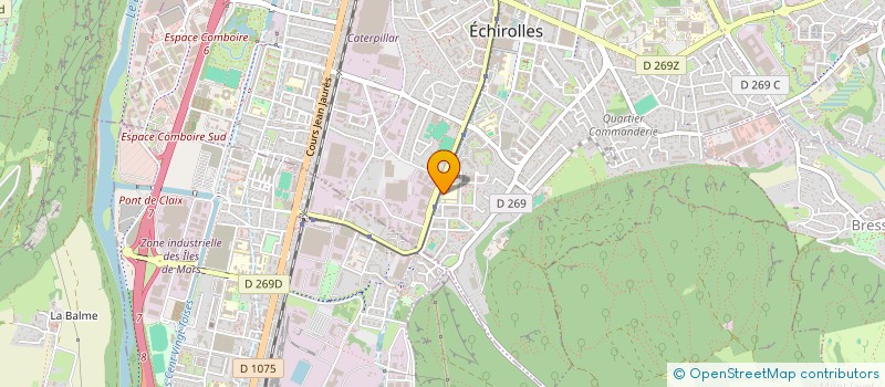 localisation de l'entreprise MONSIEUR JONATHAN GBETTY  ECHIROLLES