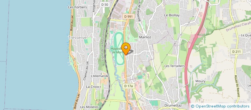 localisation de l'entreprise MONSIEUR JONATHAN GENDRON  AIX-LES-BAINS