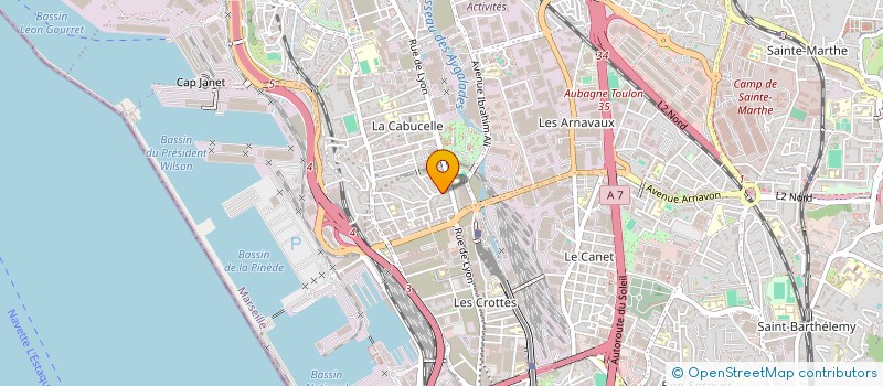 localisation de l'entreprise MONSIEUR JONATHAN GENNAI à MARSEILLE