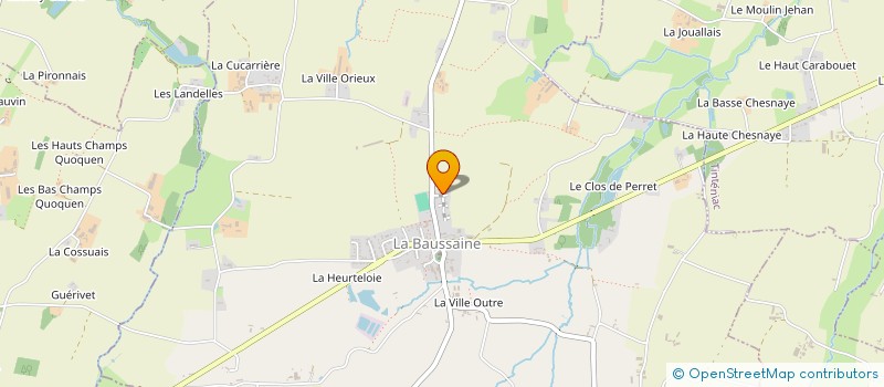 localisation de l'entreprise MONSIEUR JONATHAN GEORGES  LA BAUSSAINE