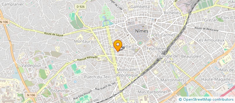 localisation de l'entreprise MONSIEUR JONATHAN GEORGET  NIMES