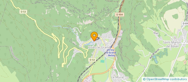 localisation de l'entreprise MONSIEUR JONATHAN GIGANTI  VIRIEU-LE-GRAND