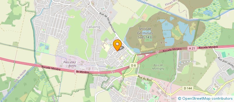 localisation de l'entreprise MONSIEUR JONATHAN GILBERT  LALLAING