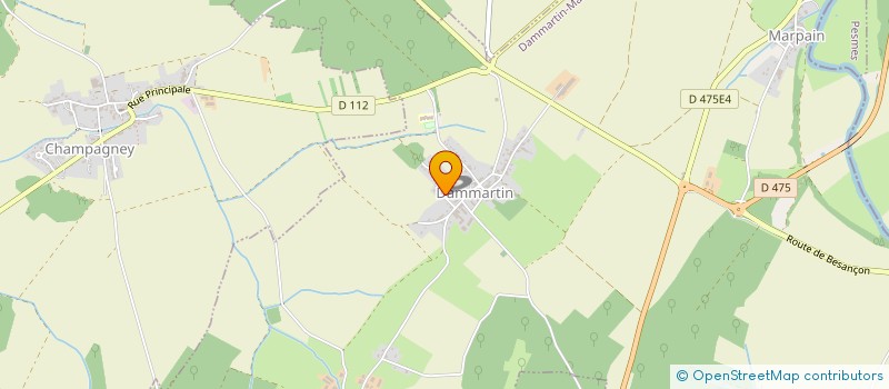 localisation de l'entreprise MONSIEUR JONATHAN GILLOT  DAMMARTIN-MARPAIN