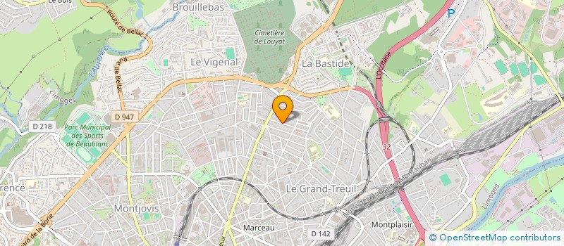 localisation de l'entreprise MONSIEUR JONATHAN GIMENEZ à LIMOGES