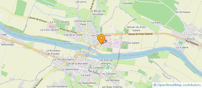 localisation de l'entreprise MONSIEUR JONATHAN GIRARD  L'ILE BOUCHARD