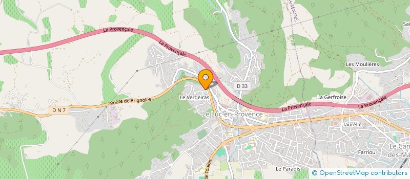 localisation de l'entreprise MONSIEUR JONATHAN GIRAUD  LES MAGES