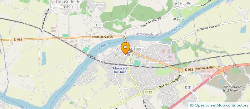 localisation de l'entreprise MONSIEUR JONATHAN GOMEZ  MARSSAC-SUR-TARN