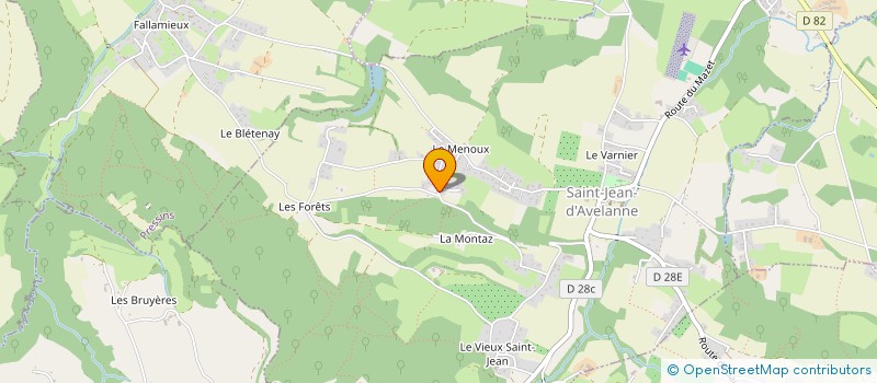 localisation de l'entreprise MONSIEUR JONATHAN GONARD  SAINT-JEAN-D'AVELANNE