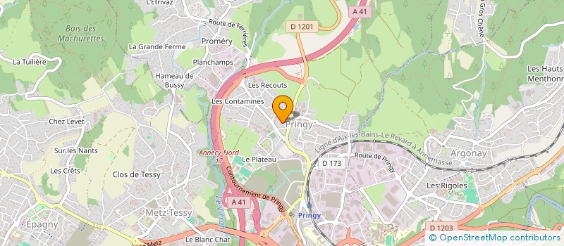 localisation de l'entreprise MONSIEUR JONATHAN GONCALVES à ANNECY