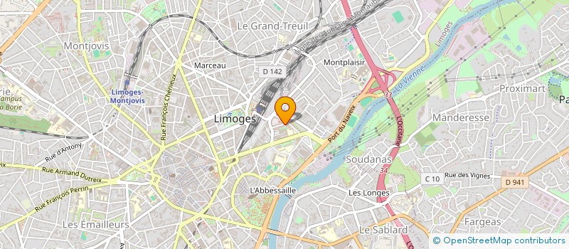 localisation de l'entreprise MONSIEUR JONATHAN GONCALVES à LIMOGES