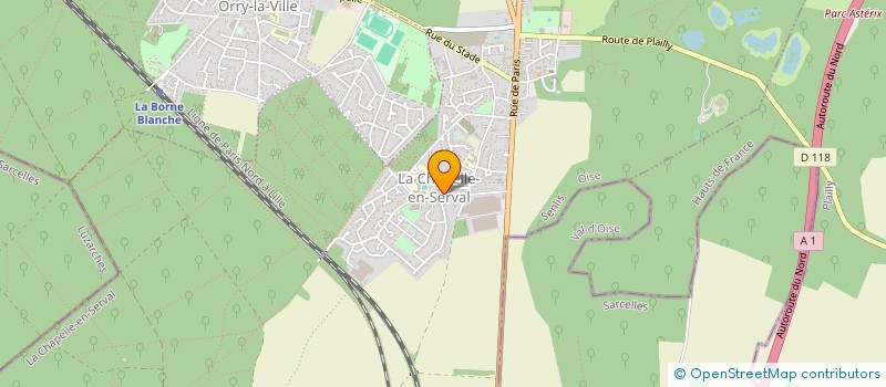 localisation de l'entreprise MONSIEUR JONATHAN GORGES  LA CHAPELLE-EN-SERVAL