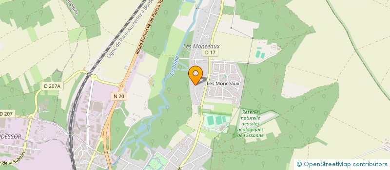 localisation de l'entreprise MONSIEUR JONATHAN GOSSET  MORIGNY-CHAMPIGNY