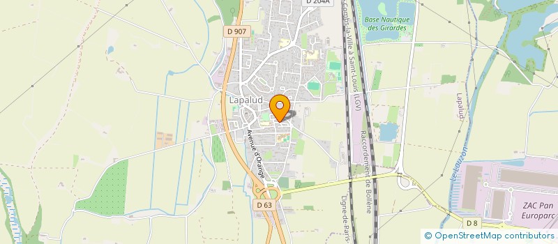 localisation de l'entreprise MONSIEUR JONATHAN GRANDIN  LAPALUD