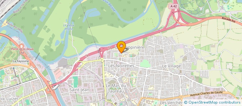 localisation de l'entreprise MONSIEUR JONATHAN GRANDJEAN  VAULX-EN-VELIN