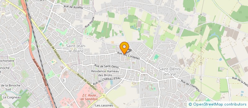 localisation de l'entreprise MONSIEUR JONATHAN GRANDSIRE à SAINT-DENIS-EN-VAL