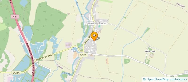 localisation de l'entreprise MONSIEUR JONATHAN GREUILLET  BEIRE-LE-CHATEL