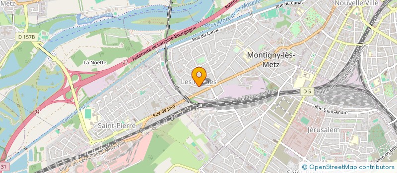 localisation de l'entreprise MONSIEUR JONATHAN GROSMANGIN  MONTIGNY-LES-METZ