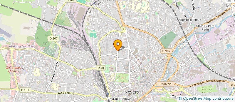localisation de l'entreprise MONSIEUR JONATHAN GUEDJ à NEVERS