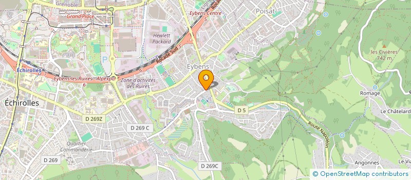 localisation de l'entreprise MONSIEUR JONATHAN GUERDENER  EYBENS