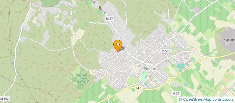 localisation de l'entreprise MONSIEUR JONATHAN GUERIMAND  PIGNAN