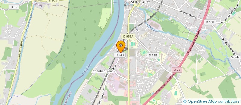 localisation de l'entreprise MONSIEUR JONATHAN GUERSONI à COSNE-COURS-SUR-LOIRE