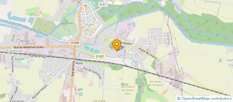 localisation de l'entreprise MONSIEUR JONATHAN GUICHARD  HAM