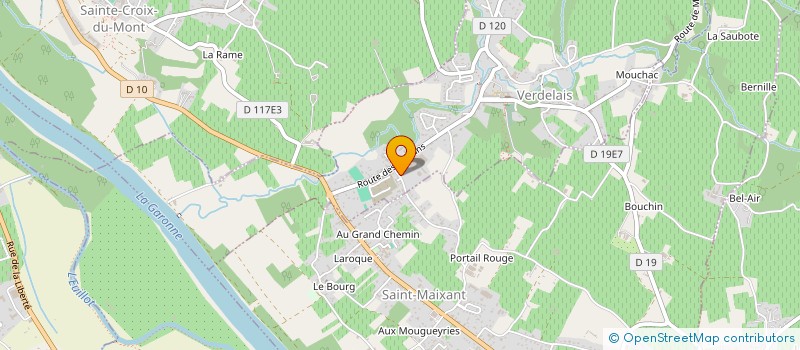 localisation de l'entreprise MONSIEUR JONATHAN GUILLEMIN  VERDELAIS