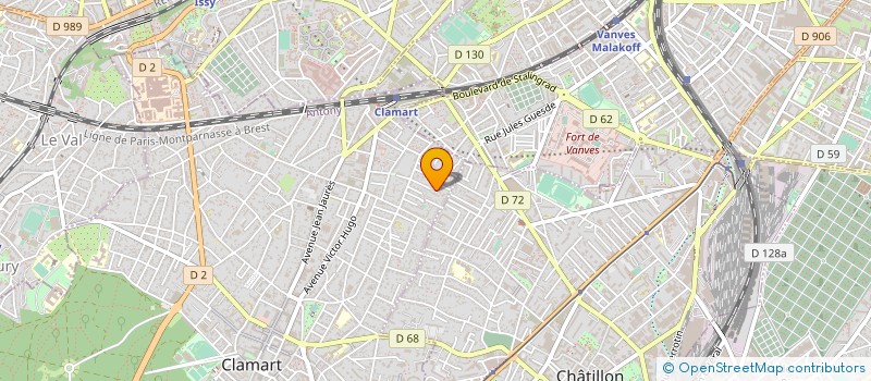 localisation de l'entreprise MONSIEUR JONATHAN GUILLON à CLAMART
