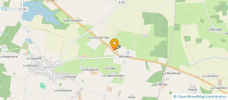 localisation de l'entreprise MONSIEUR JONATHAN GUILLONE à VALLONS-DE-L'ERDRE