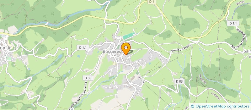 localisation de l'entreprise MONSIEUR JONATHAN GUIRAO  BUSSIERES