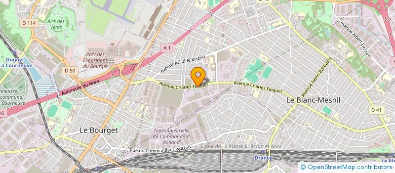 localisation de l'entreprise MONSIEUR JONATHAN GUY  LE BLANC-MESNIL