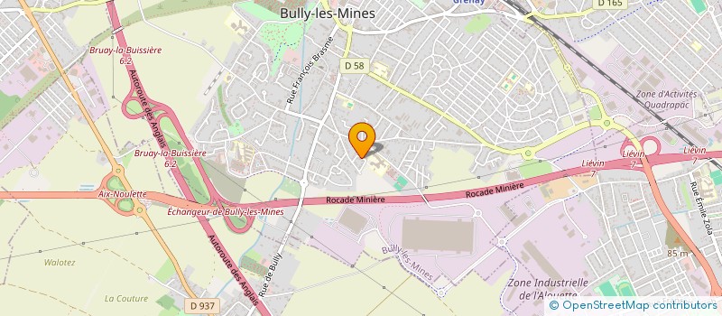 localisation de l'entreprise MONSIEUR JONATHAN GUYOT  BULLY-LES-MINES