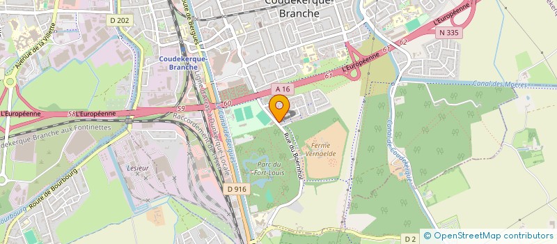 localisation de l'entreprise MONSIEUR JONATHAN HAMEZ  COUDEKERQUE-BRANCHE