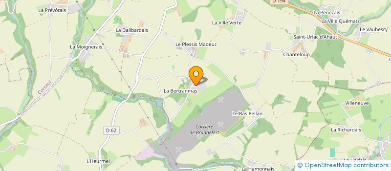 localisation de l'entreprise MONSIEUR JONATHAN HANLEY  CORSEUL