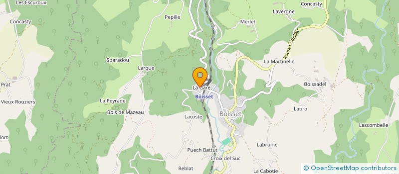 localisation de l'entreprise MONSIEUR JONATHAN HEADLEY à BOISSET